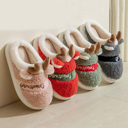 Santa's Snuggle Warm Fuzzy Slippers