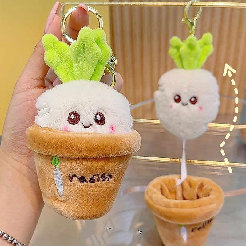Shop Rooting for You™ – Kawaii Carrot & Radish Couple Keychains - Goodlifebean Plushies | Stuffed Animals