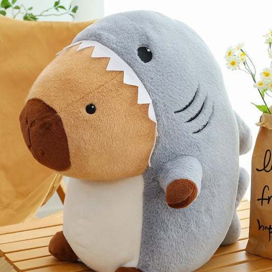 Jawsy: Massive Capybara Shark Plushie - Goodlifebean product_type