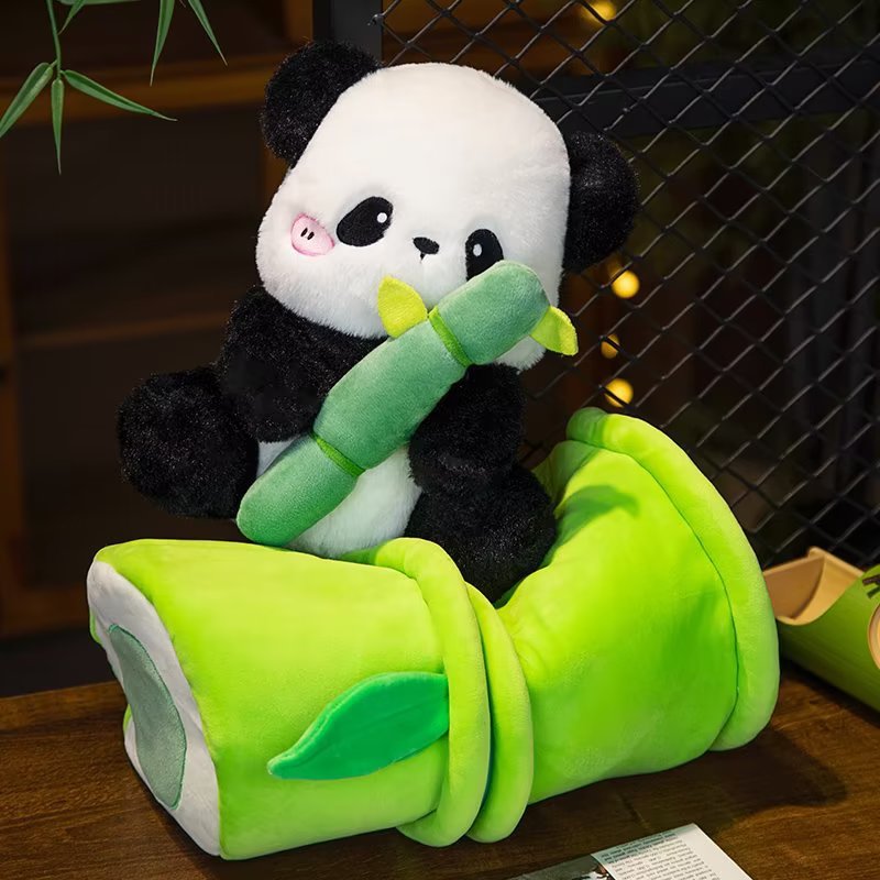 Shop Bamboozle: Surprise Panda Inside Bamboo Plushie - plush Goodlifebean Plushies | Stuffed Animals