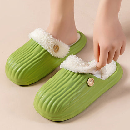 Shop CozySwap: Indoor-Outdoor Slippers with Detachable Fur - Shoes Goodlifebean Plushies | Stuffed Animals