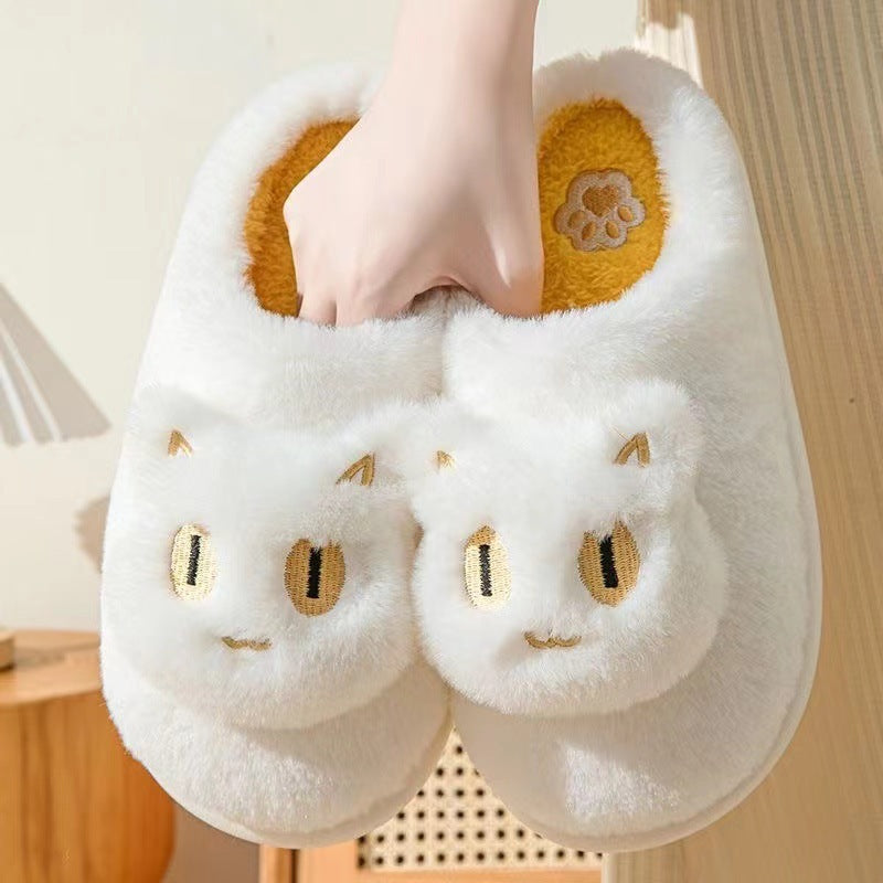 Shop Kawaii Fluffy Cat Plush Slippers - Goodlifebean Black Friday Sale | Plushies | Giant Teddy Bear