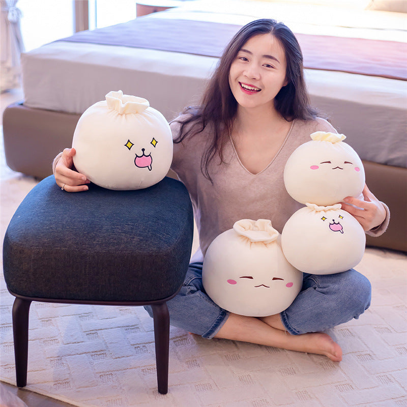 Cute Bun Plushie | Stuffed Dimsum Plush