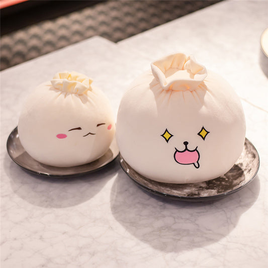 Cute Bun Plushie | Stuffed Dimsum Plush