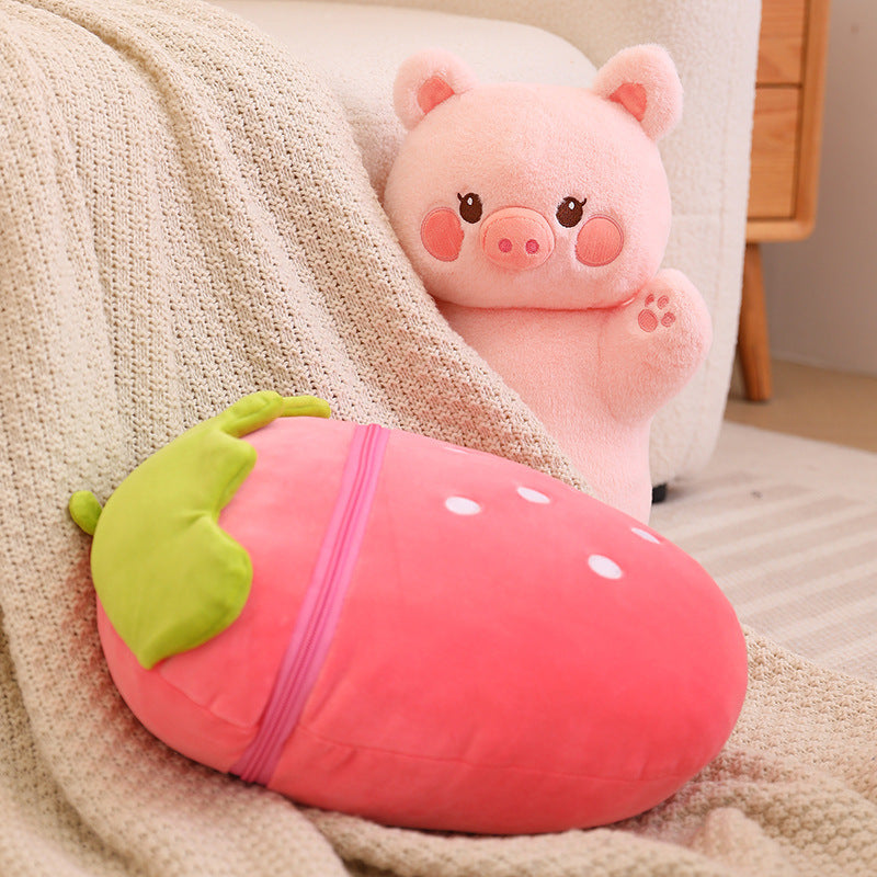 Surprise Inside Piggy Bunny Plushie