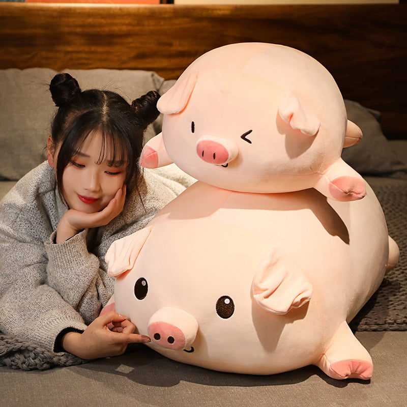 Evie: Chonky Chubby Piggy Plushie | Stuffed Animal Pig