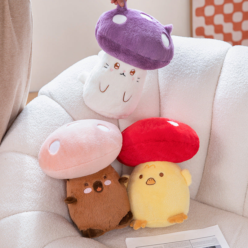 Shop Kinoberry: Kawaii Funny Mushroom Plushie - Goodlifebean Plushie | Stuffed Animal