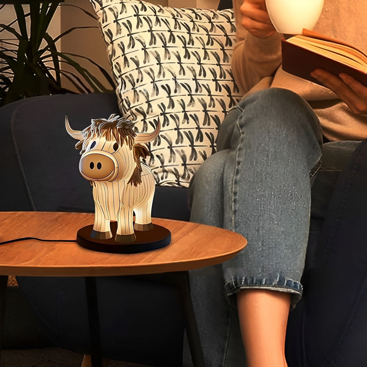 Shop Moo N Glow: Cute Cow Table Lamp - Goodlifebean Black Friday Sale | Plushies | Giant Teddy Bear