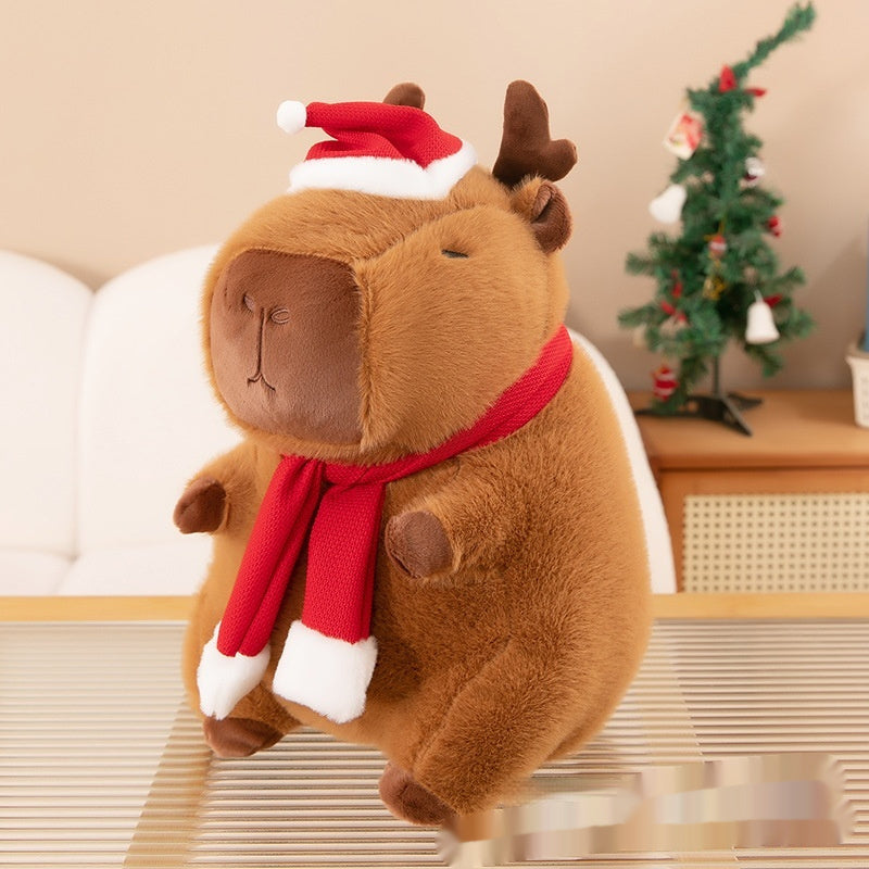 Christmas Capybara Plushie | Stuffed Animal capybara