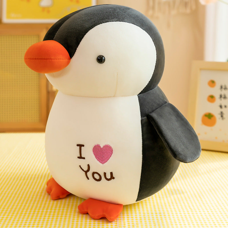 Shop FrostyFin: Cute Frosty Penguin Plushie - Stuffed Animals Goodlifebean Plushies | Stuffed Animals