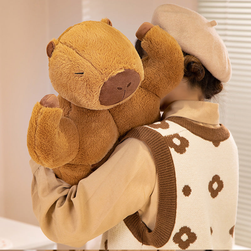 Shop Buffed Up Capybara Plushie - Goodlifebean Black Friday Sale | Plushies | Giant Teddy Bear