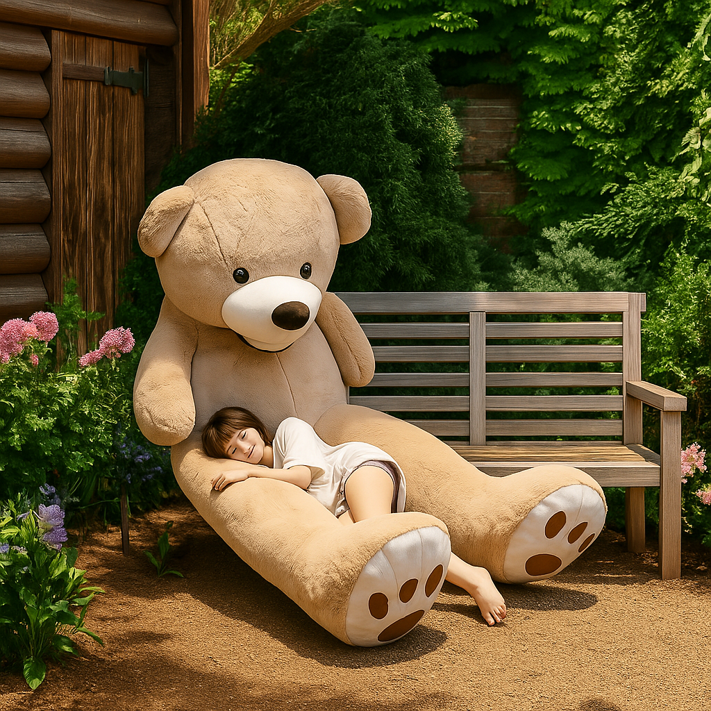 Shop World's Largest Teddy Bear (11ft) - Goodlifebean Plushie | Stuffed Animal