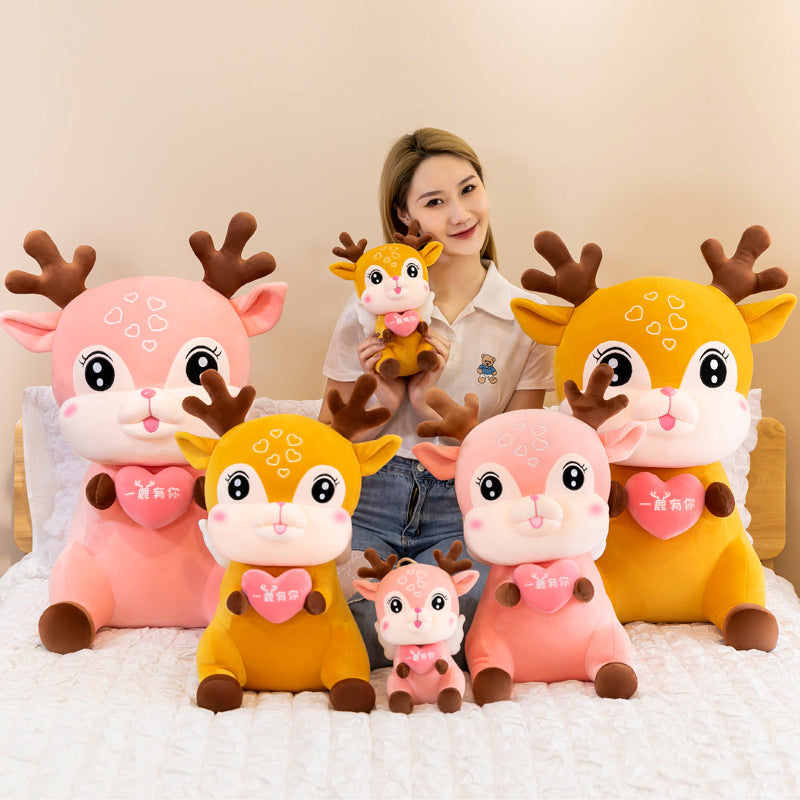 Shop Giant Stuffed Deer Plushie - Stuffed Animals Goodlifebean Plushies | Stuffed Animals