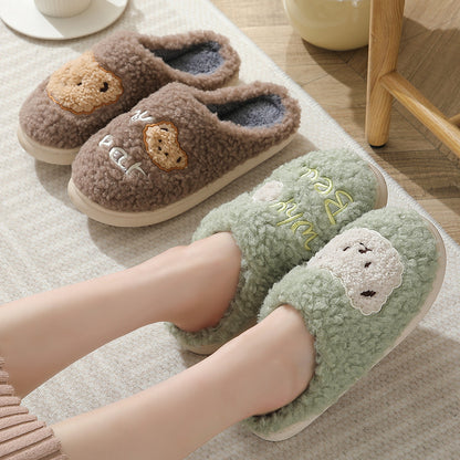 Shop Fuzzy Plush Bear Slippers - Shoes Goodlifebean Plushies | Stuffed Animals