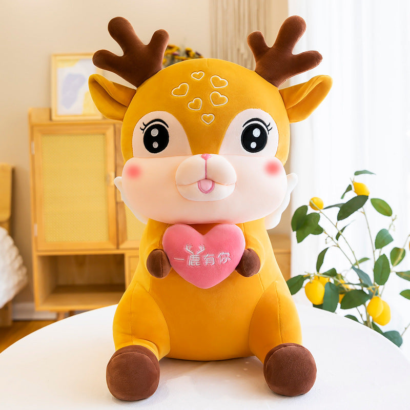 Shop Giant Stuffed Deer Plushie - Stuffed Animals Goodlifebean Plushies | Stuffed Animals