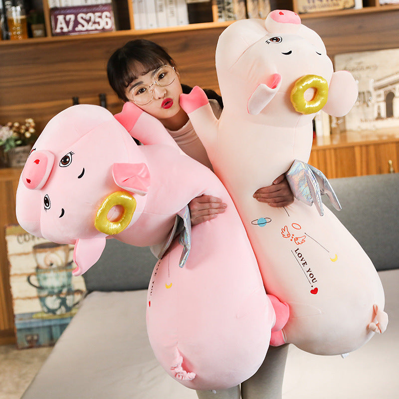 Shop Jumbo Cute Piggy Plush - Goodlifebean Black Friday Sale | Plushies | Giant Teddy Bear