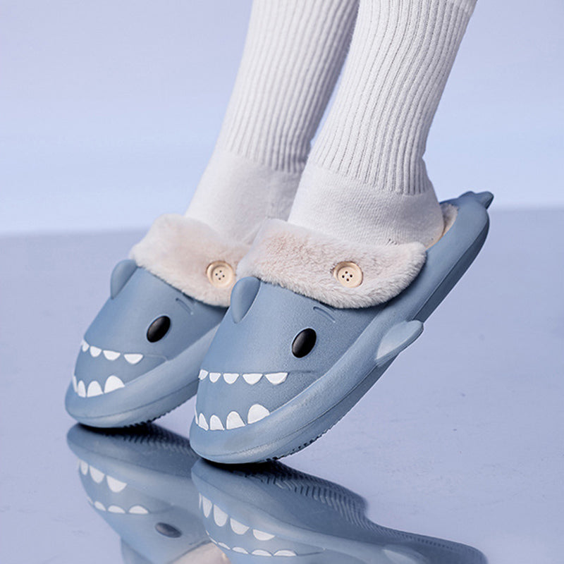 Shop Kawaii Comfy Indoor Shark Slippers - Goodlifebean Black Friday Sale | Plushies | Giant Teddy Bear