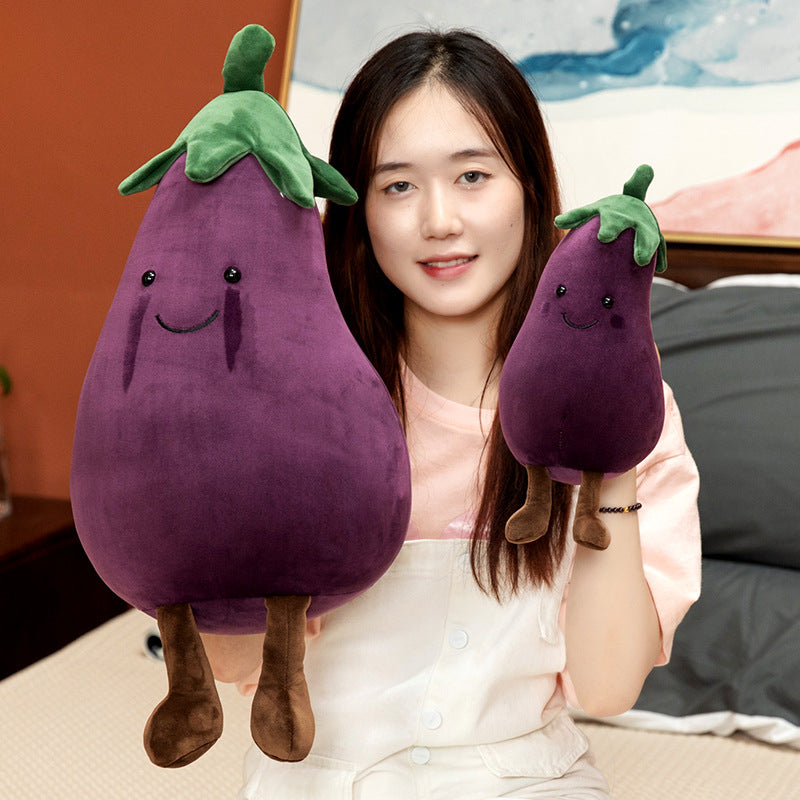 Shop Funny Giant Eggplant Plush - Goodlifebean Black Friday Sale | Plushies | Giant Teddy Bear