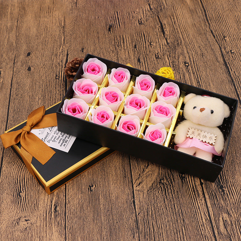 Shop Valentine's Day Rose Bear Gift Box - Gifts Goodlifebean Giant Plushies