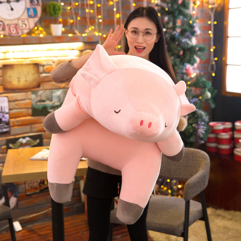 Shop Peanut: Giant Kawaii Piggy Plushie - Stuffed Animals Goodlifebean Giant Plushies