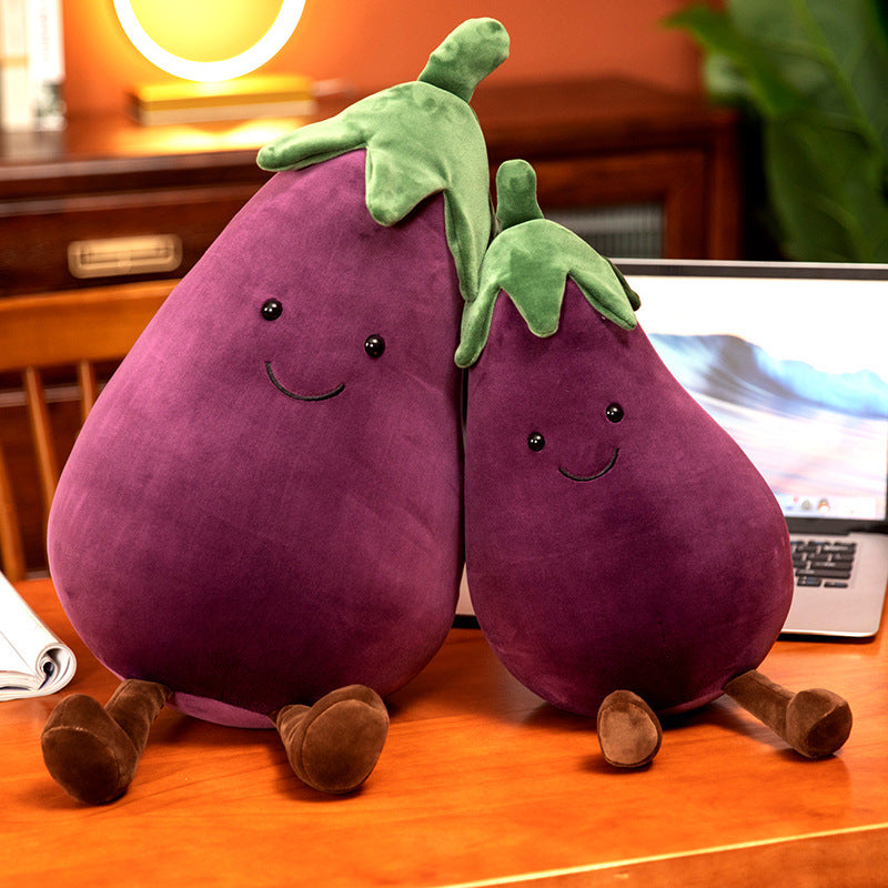 Shop Funny Giant Eggplant Plush - Goodlifebean Black Friday Sale | Plushies | Giant Teddy Bear