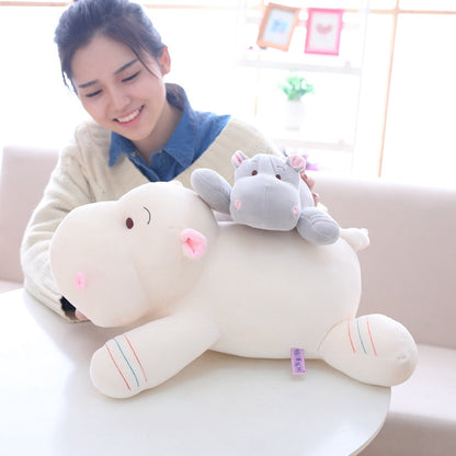 Shop Kawaii Stuffed Hippo Plush - Goodlifebean Black Friday Sale | Plushies | Giant Teddy Bear