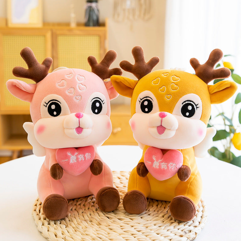 Shop Giant Stuffed Deer Plushie - Stuffed Animals Goodlifebean Plushies | Stuffed Animals