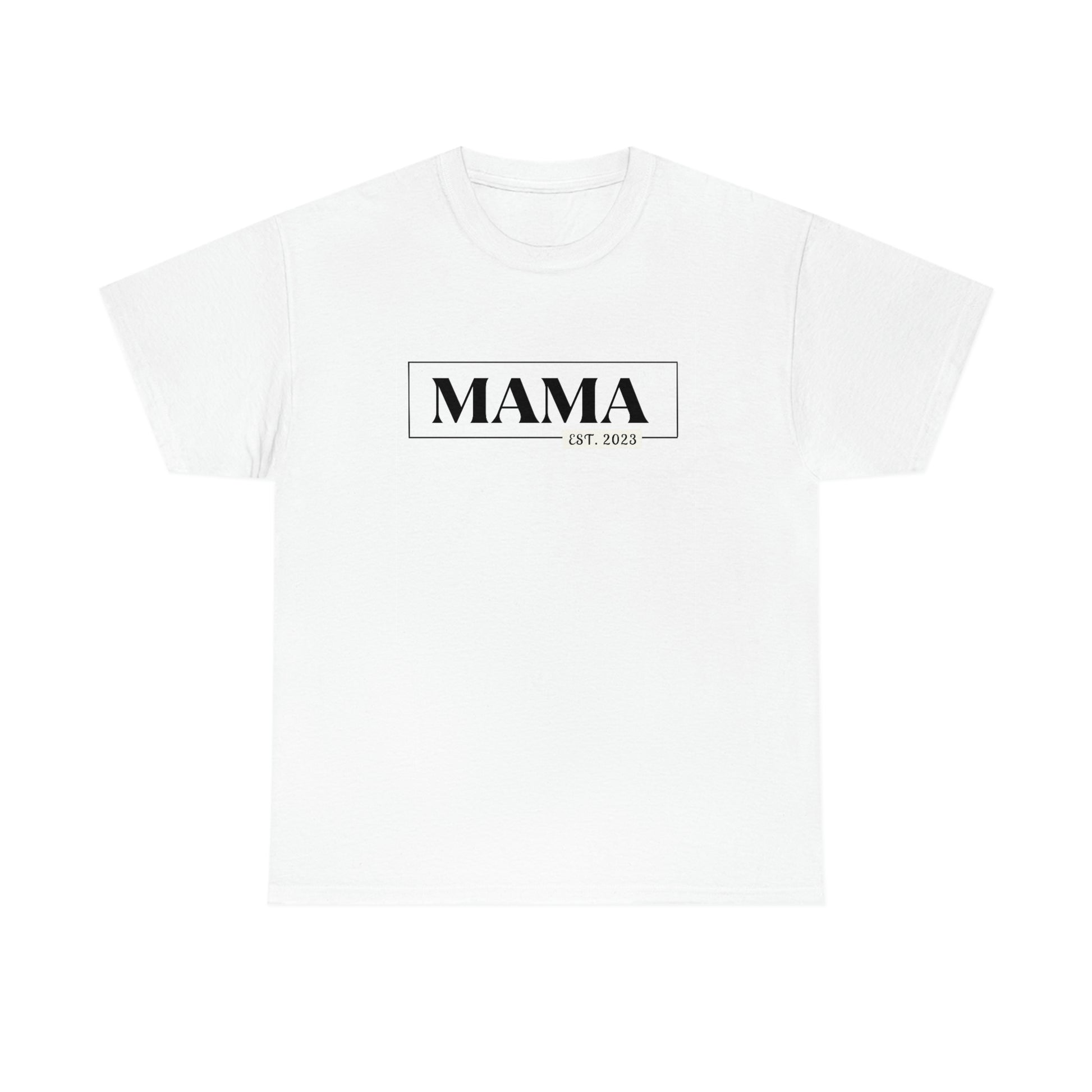 Shop Mama Est. Personalized T-shirt- The Perfect Mother's Day Gift! - T-Shirt Goodlifebean Plushies | Stuffed Animals