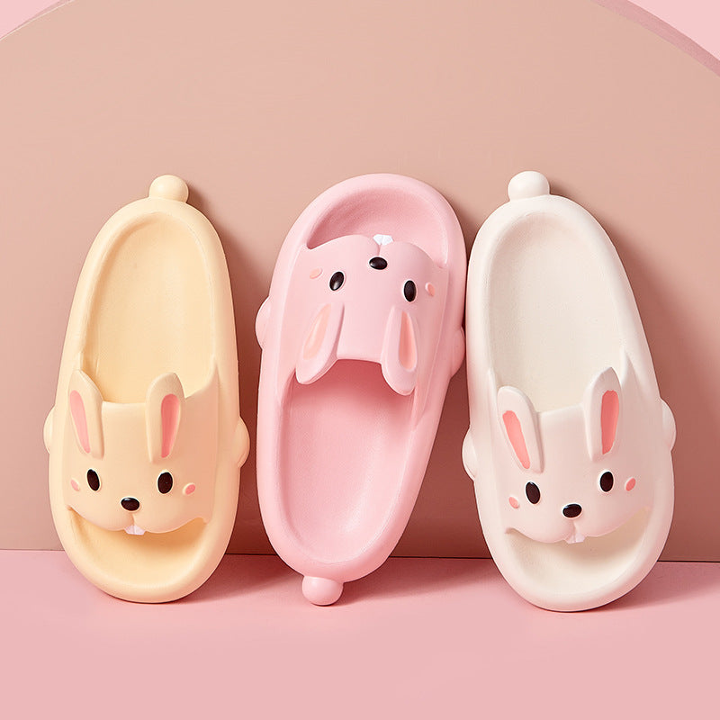 Shop Hoppin' Happy Kawaii Bunny Slippers - Shoes Goodlifebean Plushies | Stuffed Animals