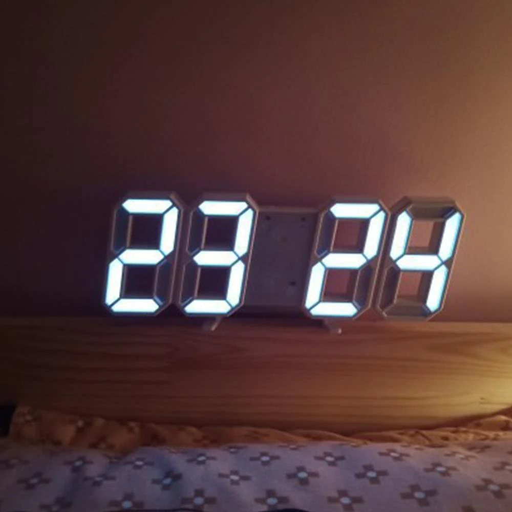 Shop 3D LED Digital Wall Clock - Goodlifebean Plushies | Stuffed Animals