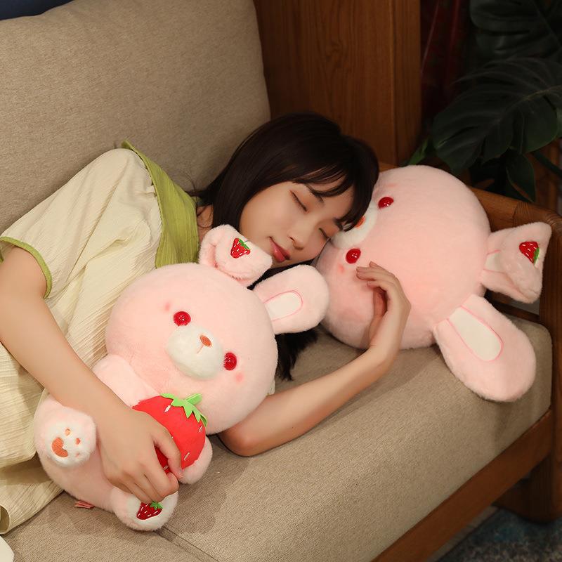 Shop Kawaii Strawberry Bunny Plushie - Stuffed Animals Goodlifebean Plushies | Stuffed Animals