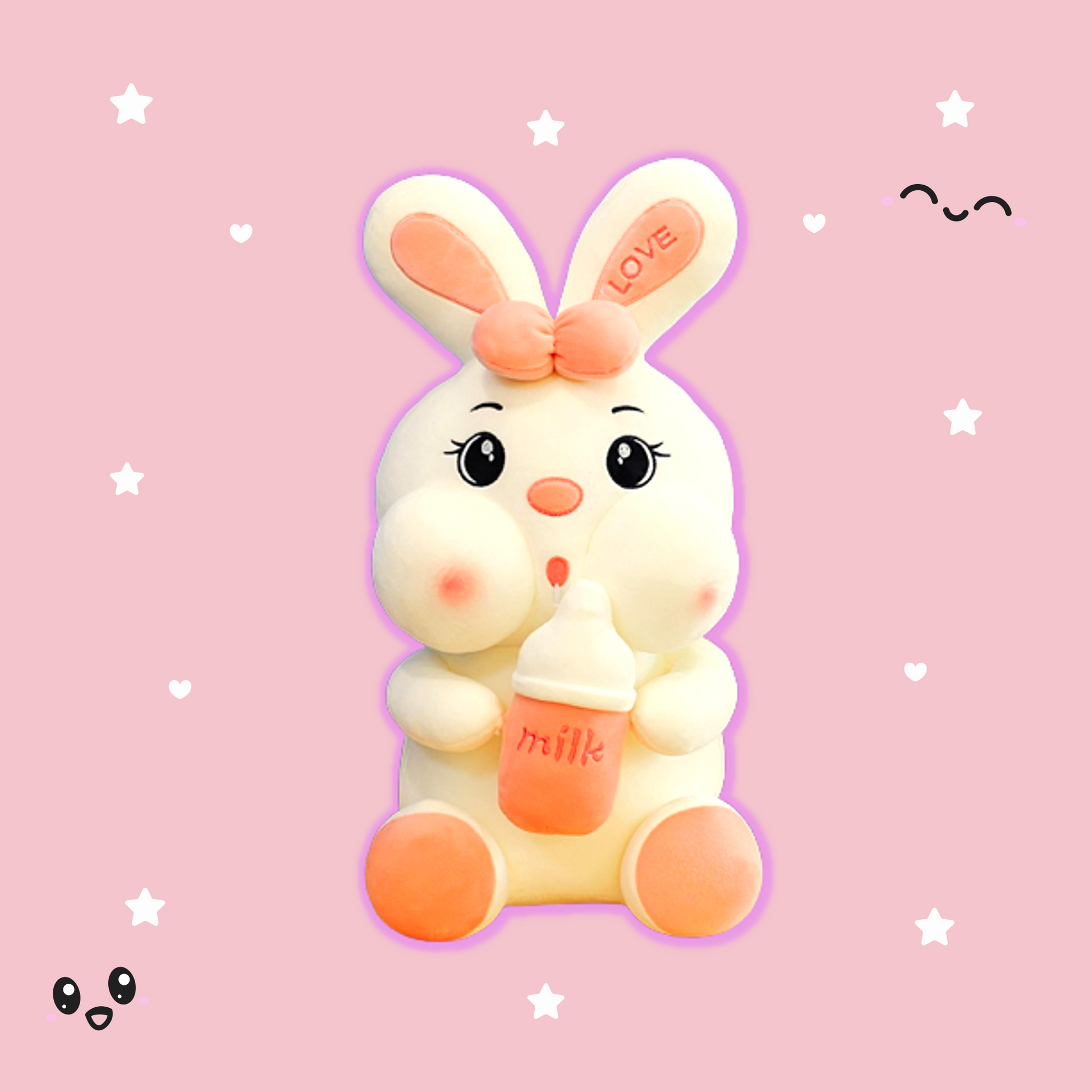 Shop Honey The Giant Stuffed Bunny Plush - Goodlifebean Plushies | Stuffed Animals