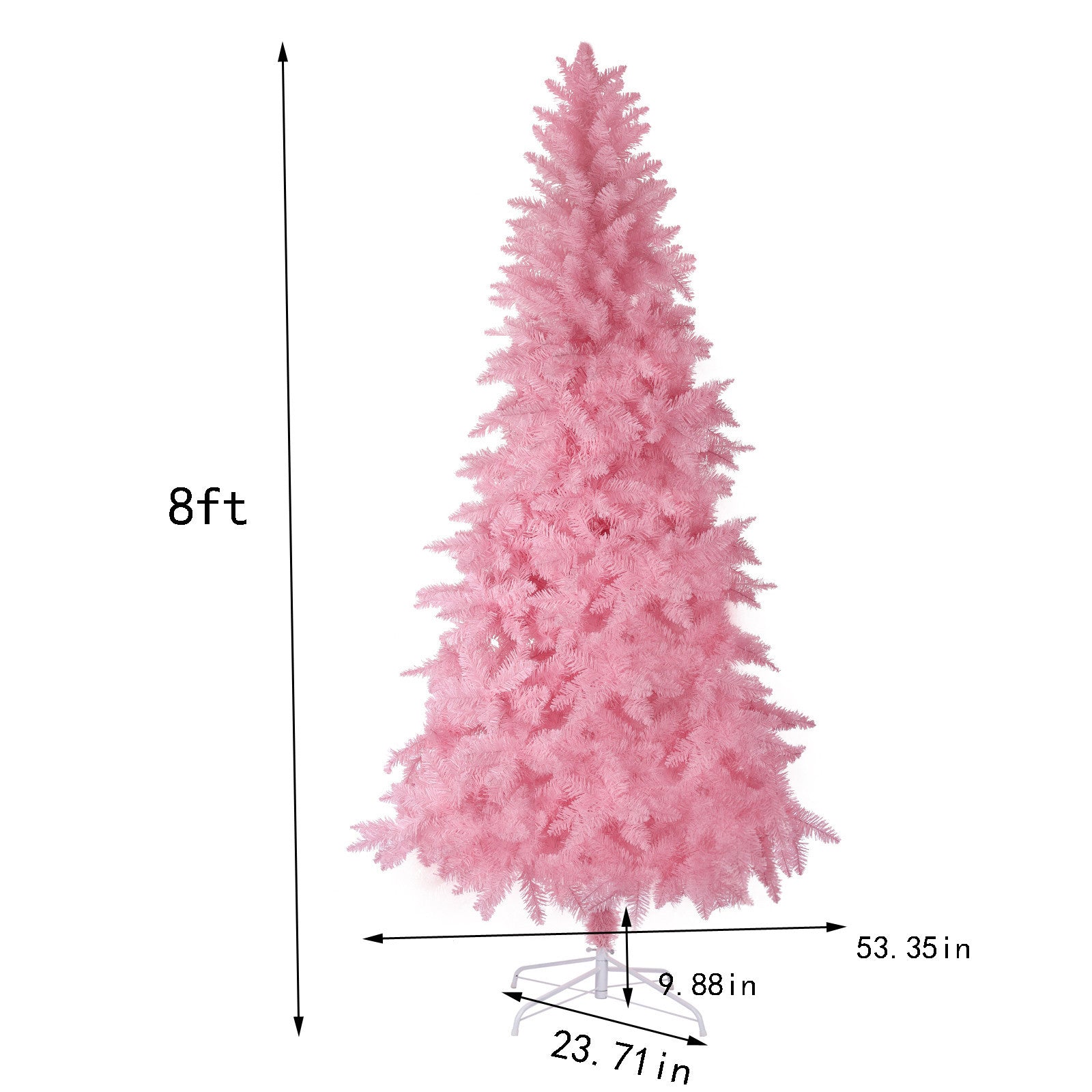 Shop Kawaii Pink 8ft Artifical Christmas Tree - Decor Goodlifebean Plushies | Stuffed Animals