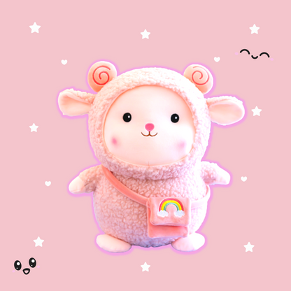 Shop Giant Fluffy Fleece Lamb Plushie - Stuffed Animals Goodlifebean Plushies | Stuffed Animals