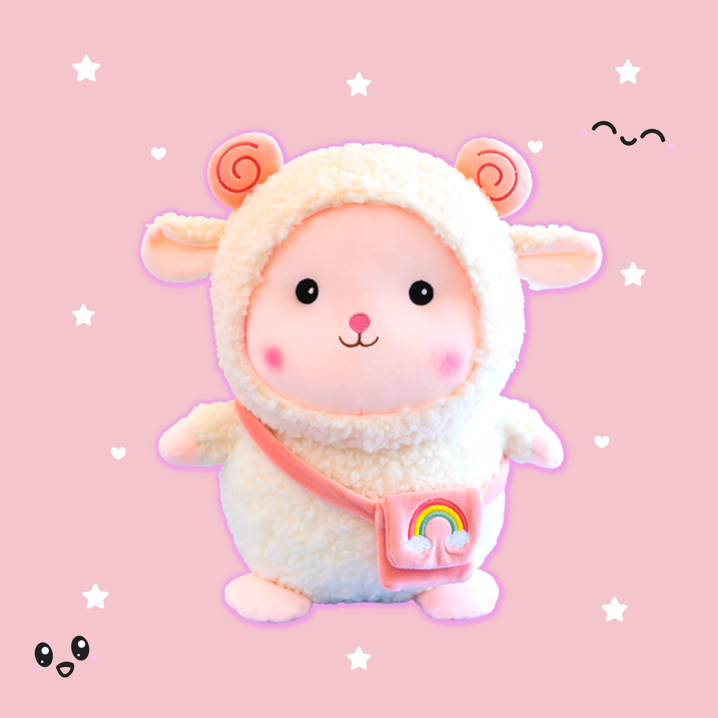 Shop Giant Fluffy Fleece Lamb Plushie - Stuffed Animals Goodlifebean Plushies | Stuffed Animals