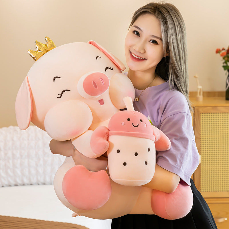 Shop Giant Boba Baby Pig Plush - Goodlifebean Black Friday Sale | Plushies | Giant Teddy Bear