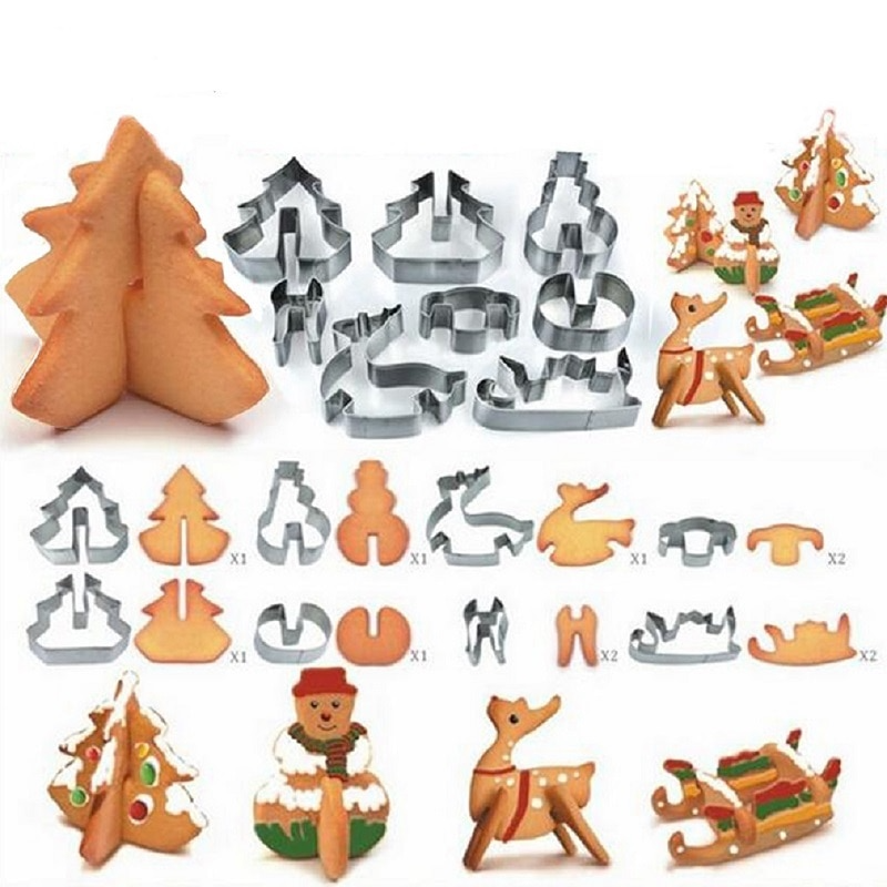 Shop 3D Christmas Cookie Mold Set - Goodlifebean Plushies | Stuffed Animals