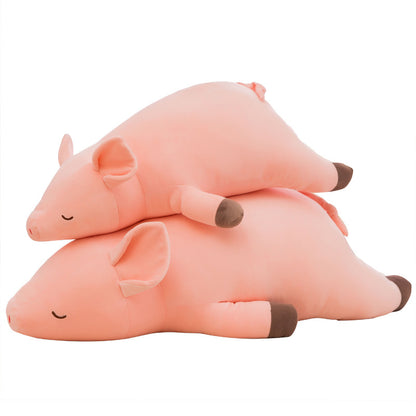 Shop Peanut: Giant Kawaii Piggy Plushie - Stuffed Animals Goodlifebean Giant Plushies