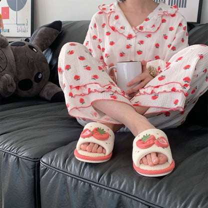 Shop Snuggly Strawberry Slippers - Goodlifebean Black Friday Sale | Plushies | Giant Teddy Bear