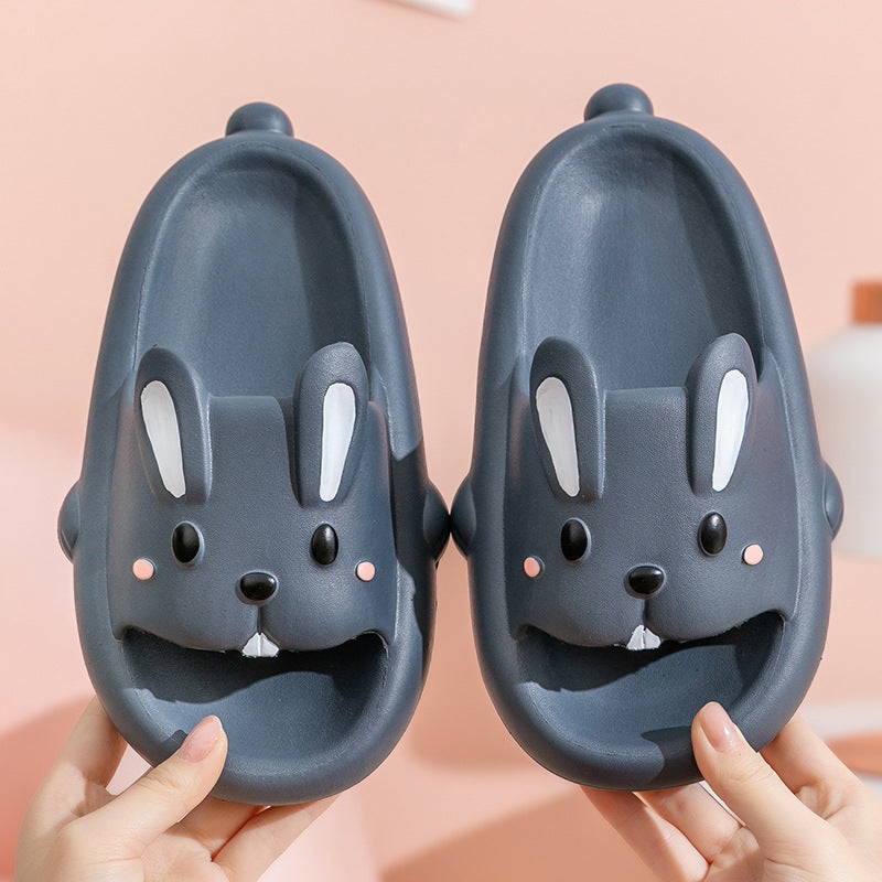 Shop Hoppin' Happy Kawaii Bunny Slippers - Shoes Goodlifebean Plushies | Stuffed Animals