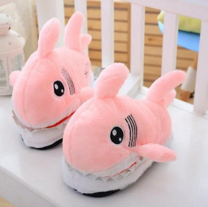 Shop Cozy Shark Plush Slippers - Goodlifebean Black Friday Sale | Plushies | Giant Teddy Bear