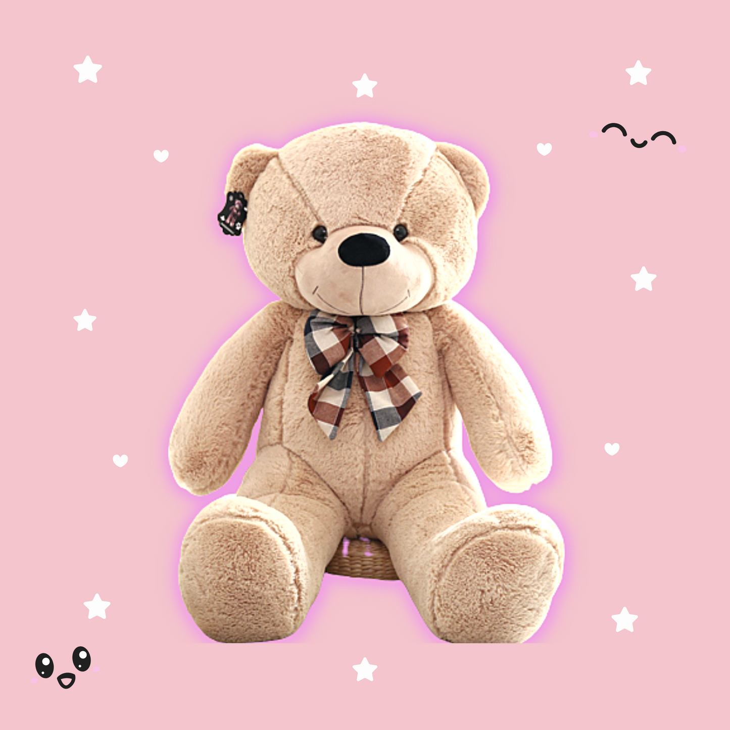 Shop Giant Life Size Bow Tie Teddy Bear - Goodlifebean Black Friday Sale | Plushies | Giant Teddy Bear