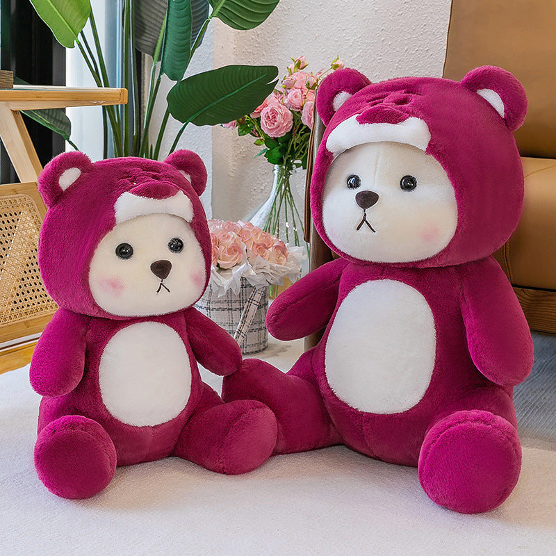 Shop Mini Pink Teddy Bear with Hoodie - Goodlifebean Black Friday Sale | Plushies | Giant Teddy Bear