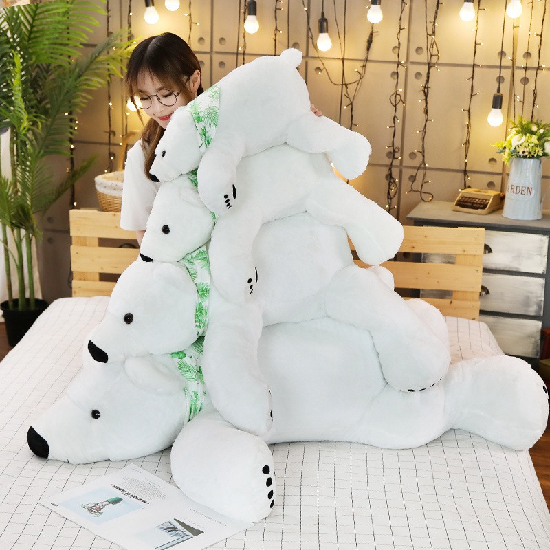 Shop Snowball: Giant Stuffed Polar Bear Plush - Goodlifebean Black Friday Sale | Plushies | Giant Teddy Bear