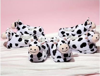 Shop Kawaii Cow Plush Slippers - Goodlifebean Black Friday Sale | Plushies | Giant Teddy Bear