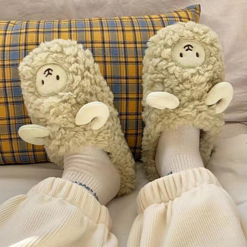 Shop Warm Fuzzy Alpaca Llama Slippers - Goodlifebean Black Friday Sale | Plushies | Giant Teddy Bear