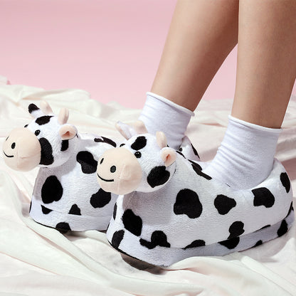 Shop Kawaii Cow Plush Slippers - Goodlifebean Black Friday Sale | Plushies | Giant Teddy Bear