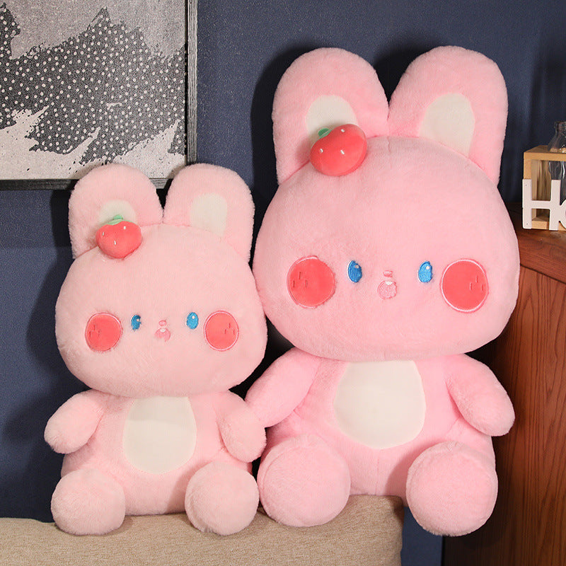 Shop Floppy: Giant Kawaii Strawberry Bunny Plushie - Goodlifebean Black Friday Sale | Plushies | Giant Teddy Bear