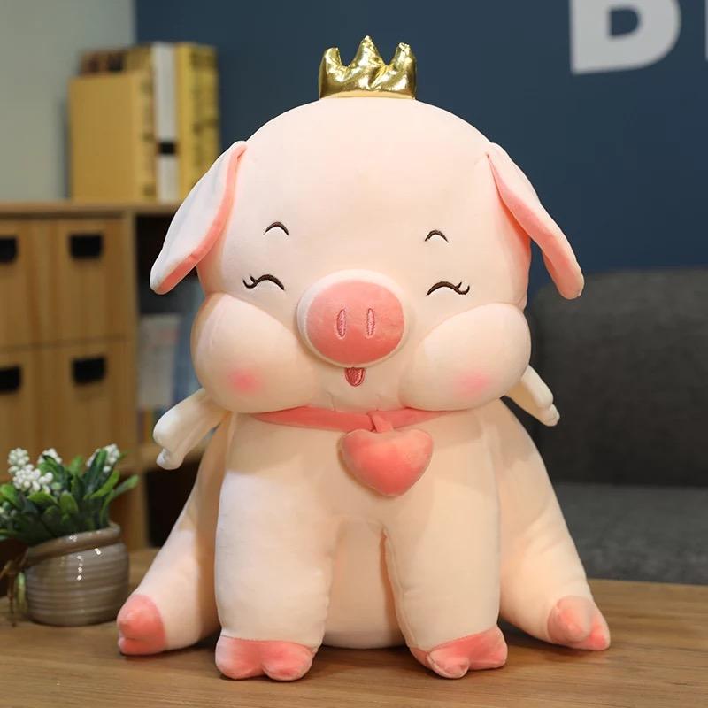 Shop Giant Princess Stuffed Pig Plush - Goodlifebean Plushies | Stuffed Animals